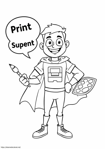 Imprimare super-erou