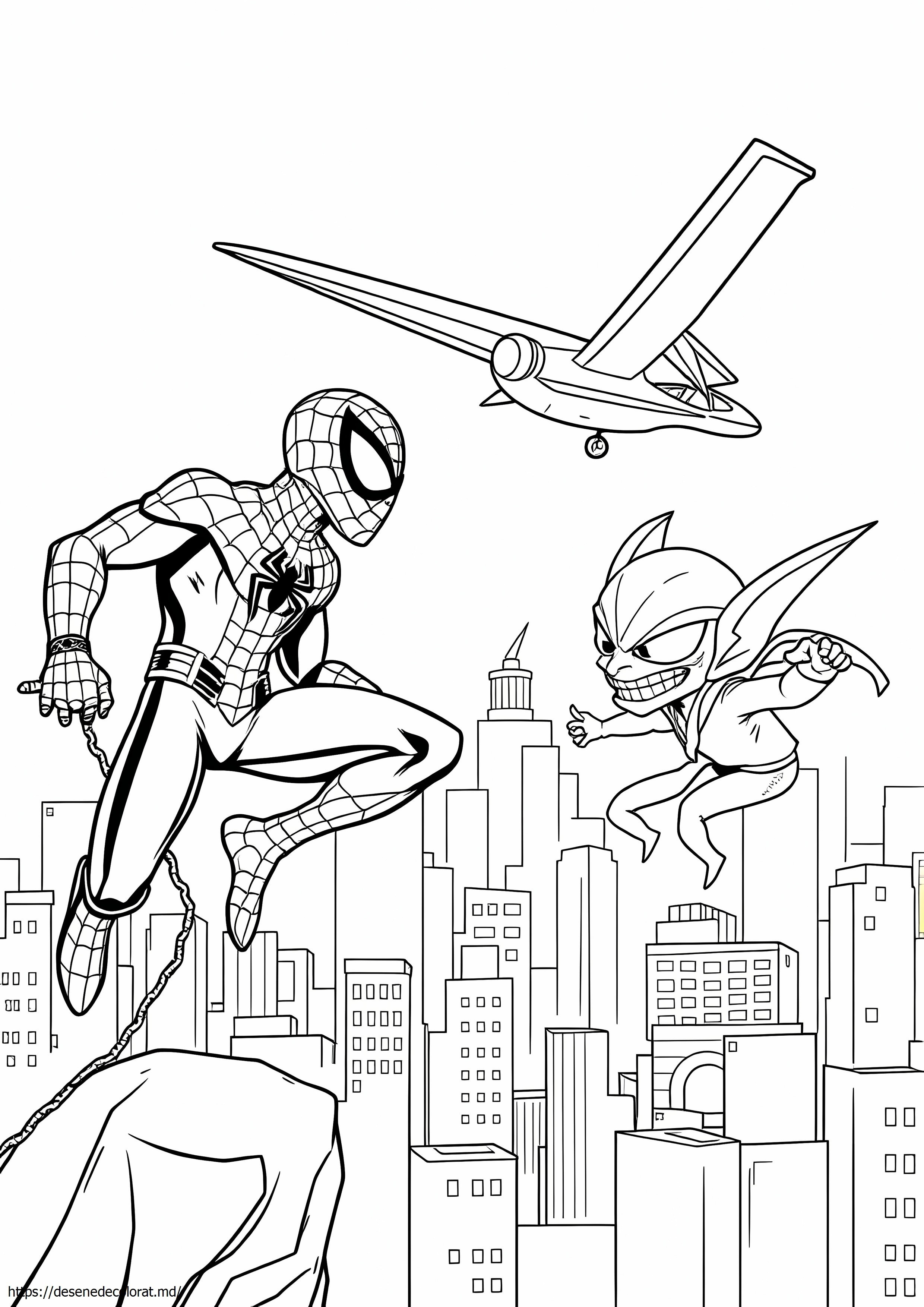 Spiderman verde spiderman