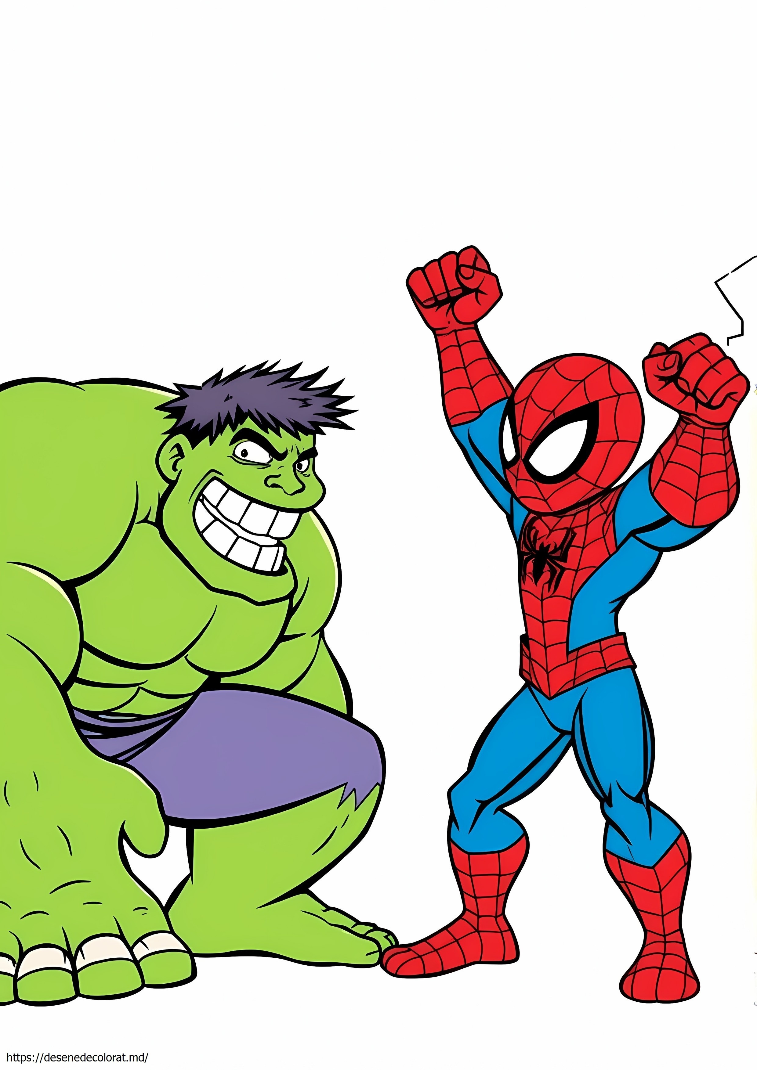 Spiderman vs Hulk
