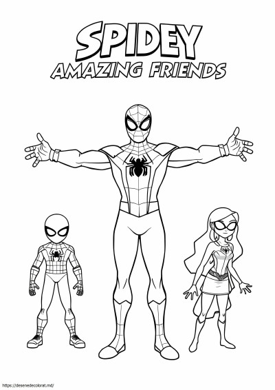 Spidey prieteni minunați