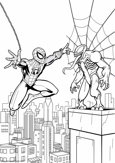 Spiderman vs venin