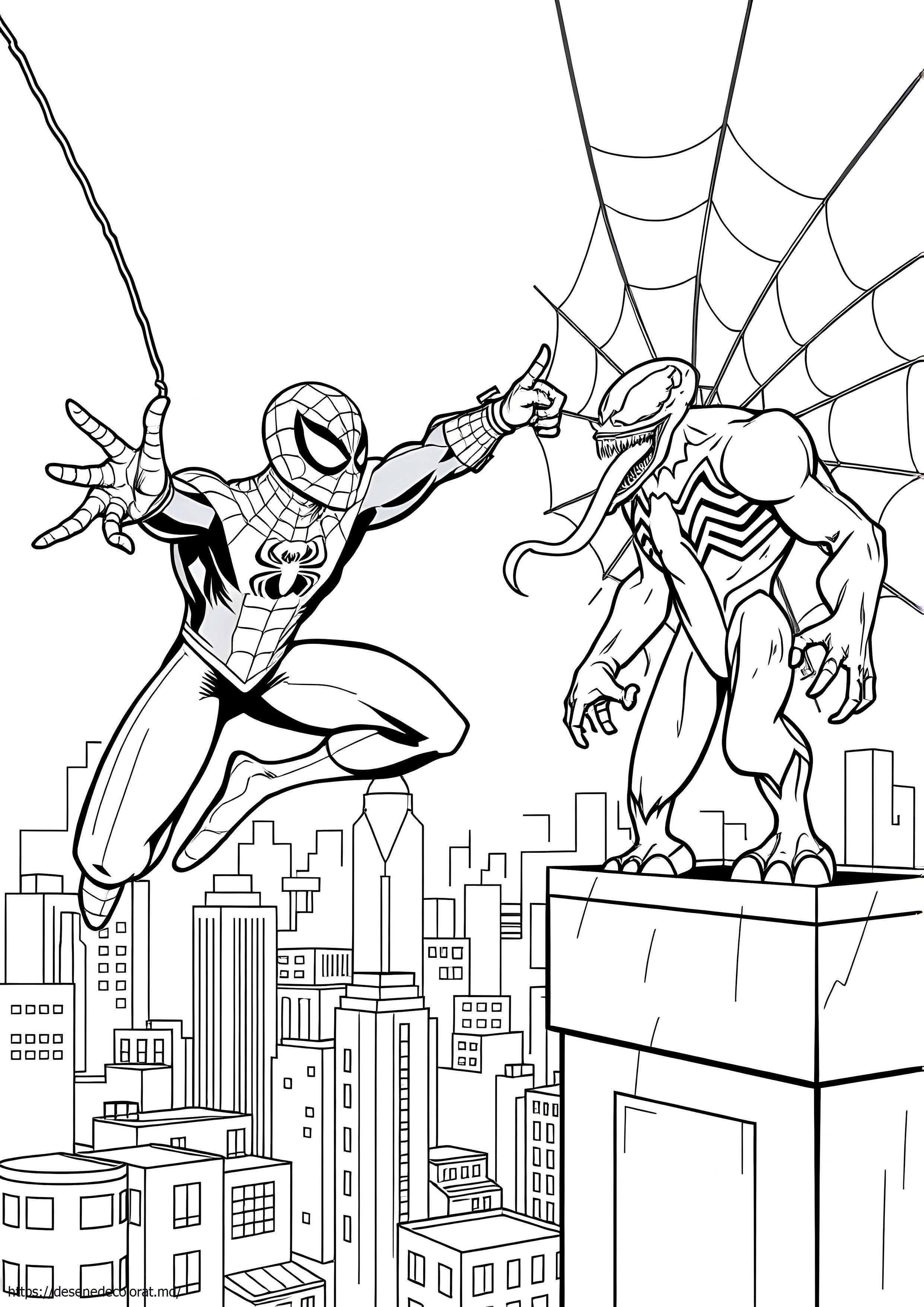 Spiderman vs venin