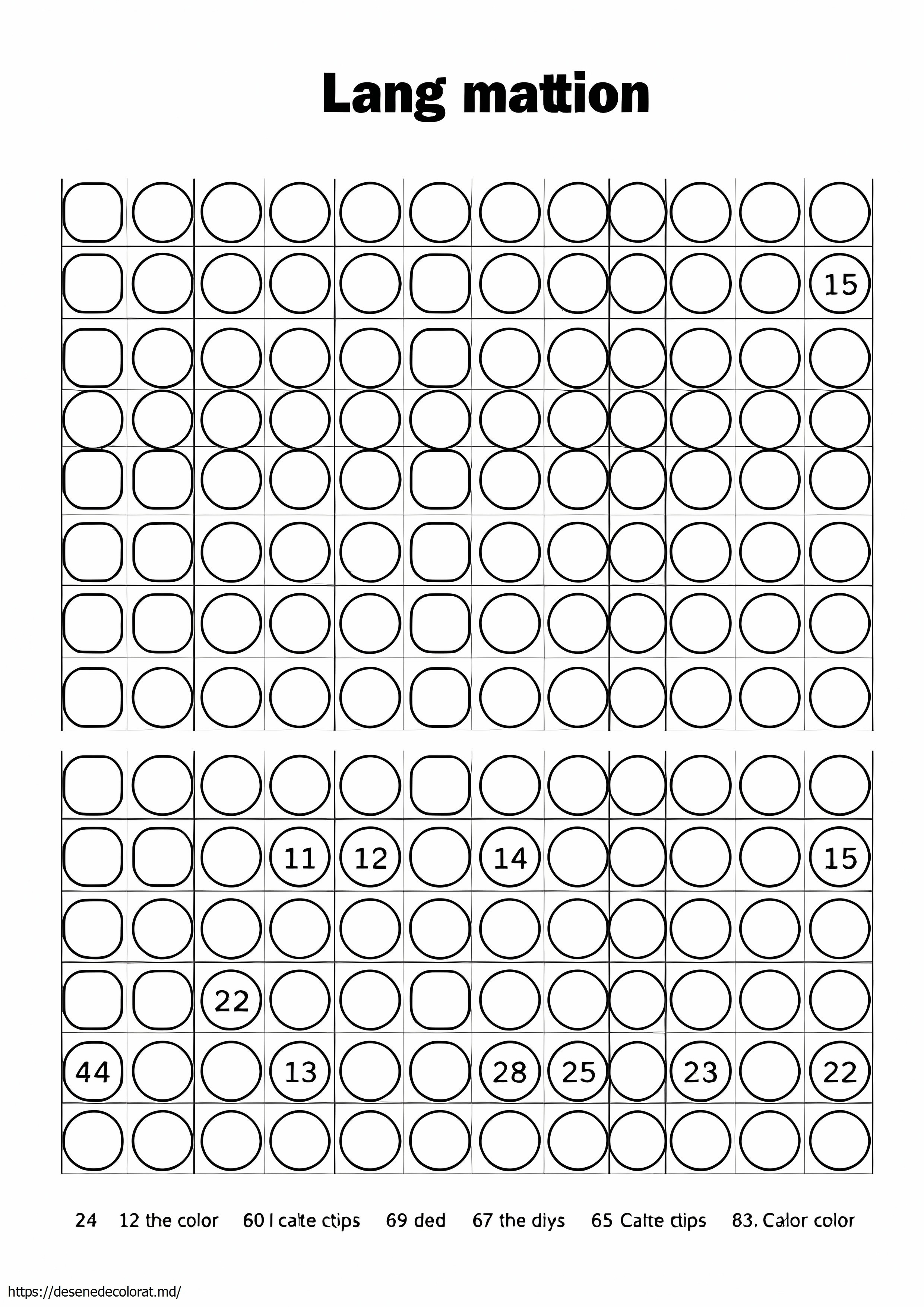 Pagina de calibrare a culorii