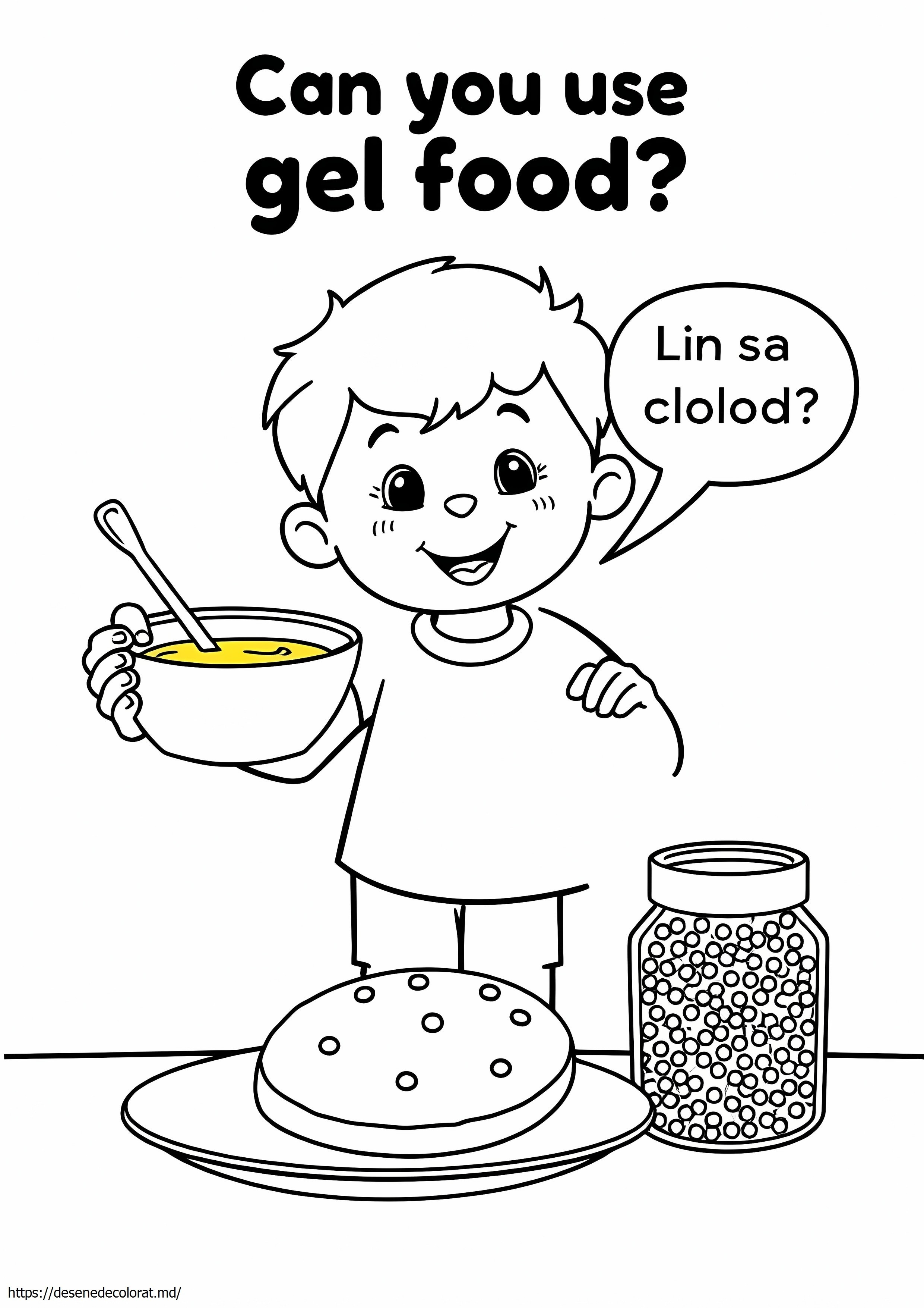 Poti folosi alimente cu gel?