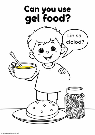 Poti folosi alimente cu gel?
