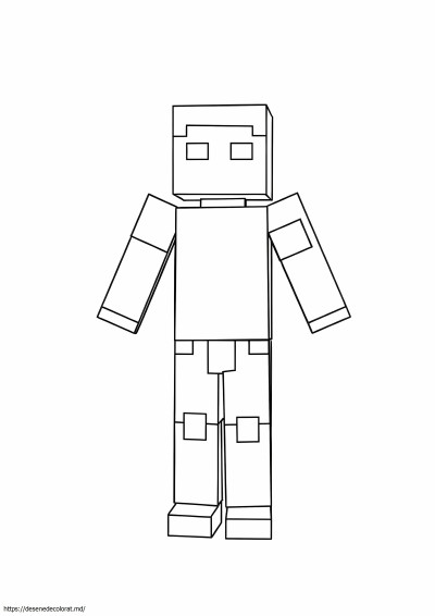 Piele minecraft goală