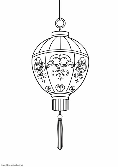 Model lanternă chinezească