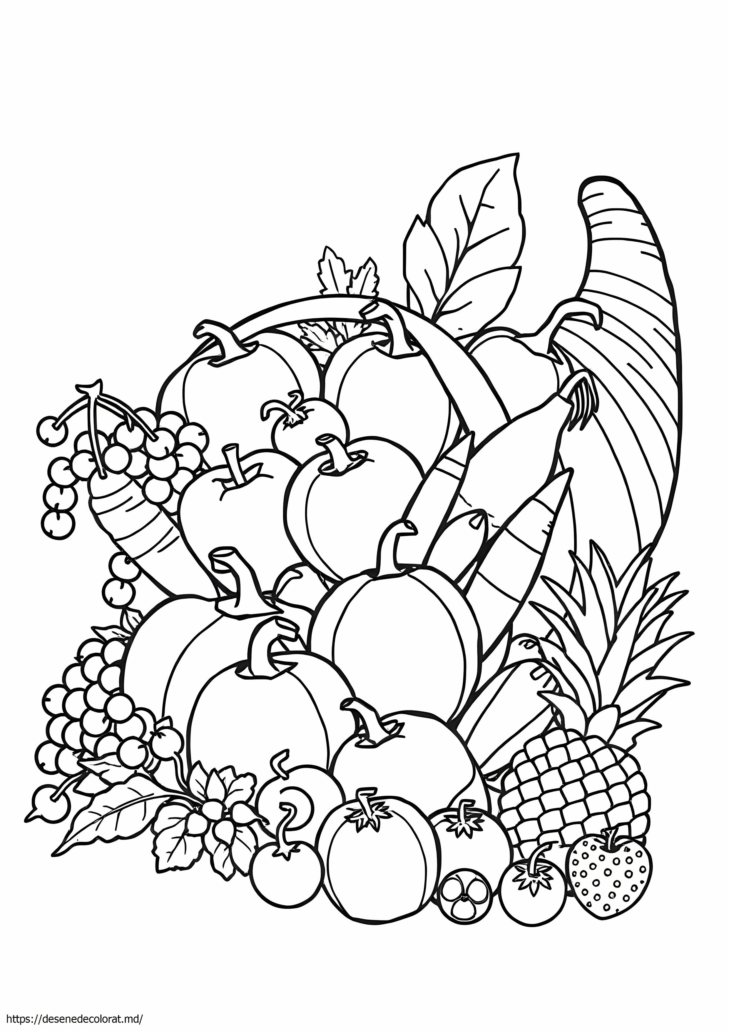 Fructe și legume cornucopia
