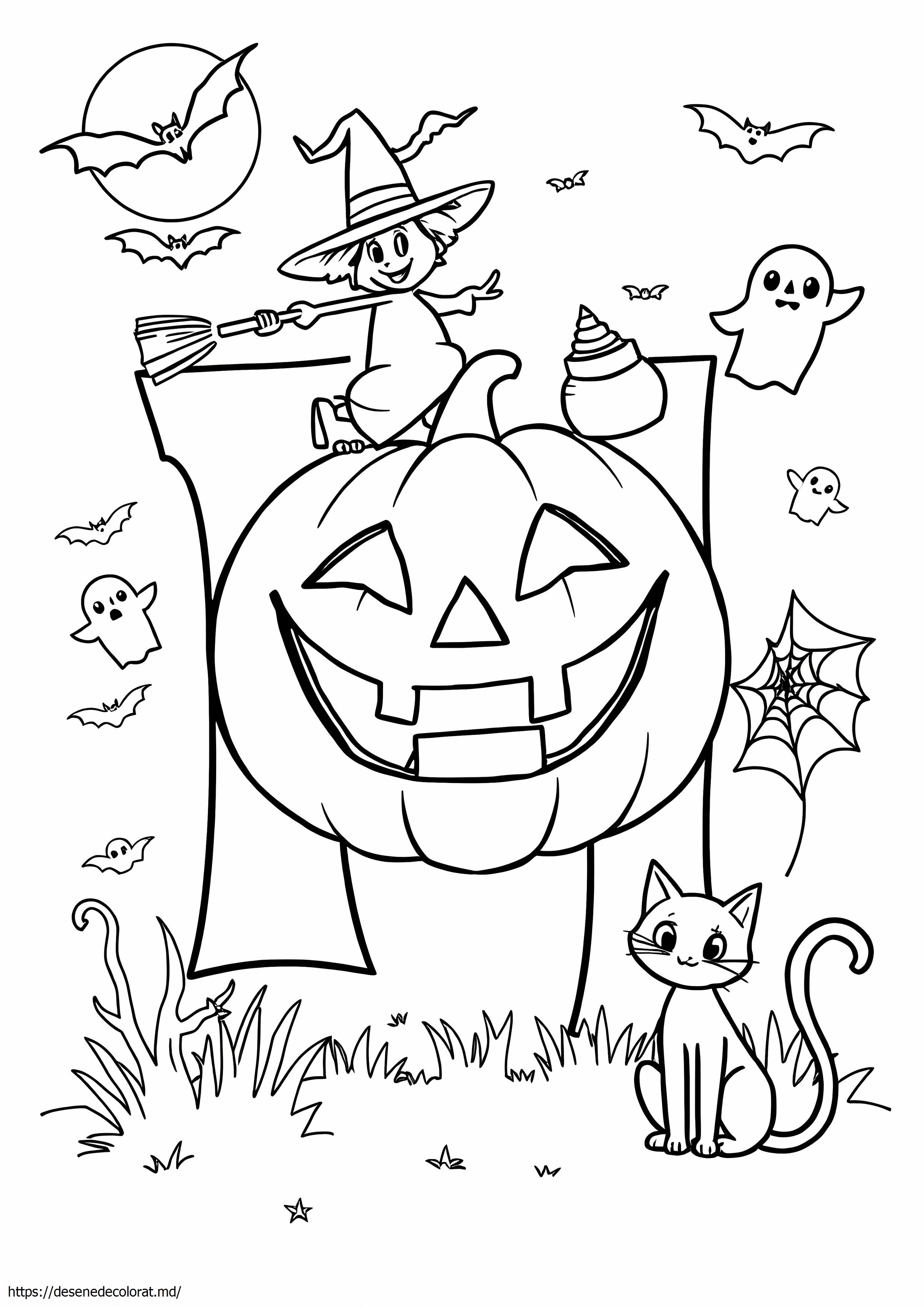H este pentru Halloween
