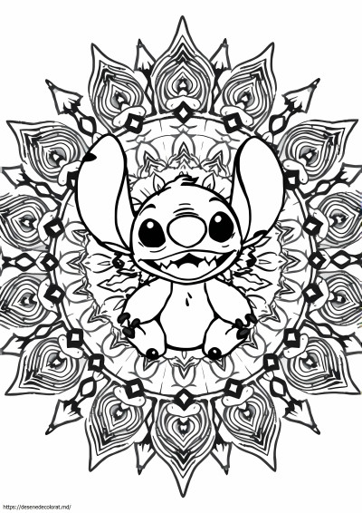 Mandala lilo și stitch