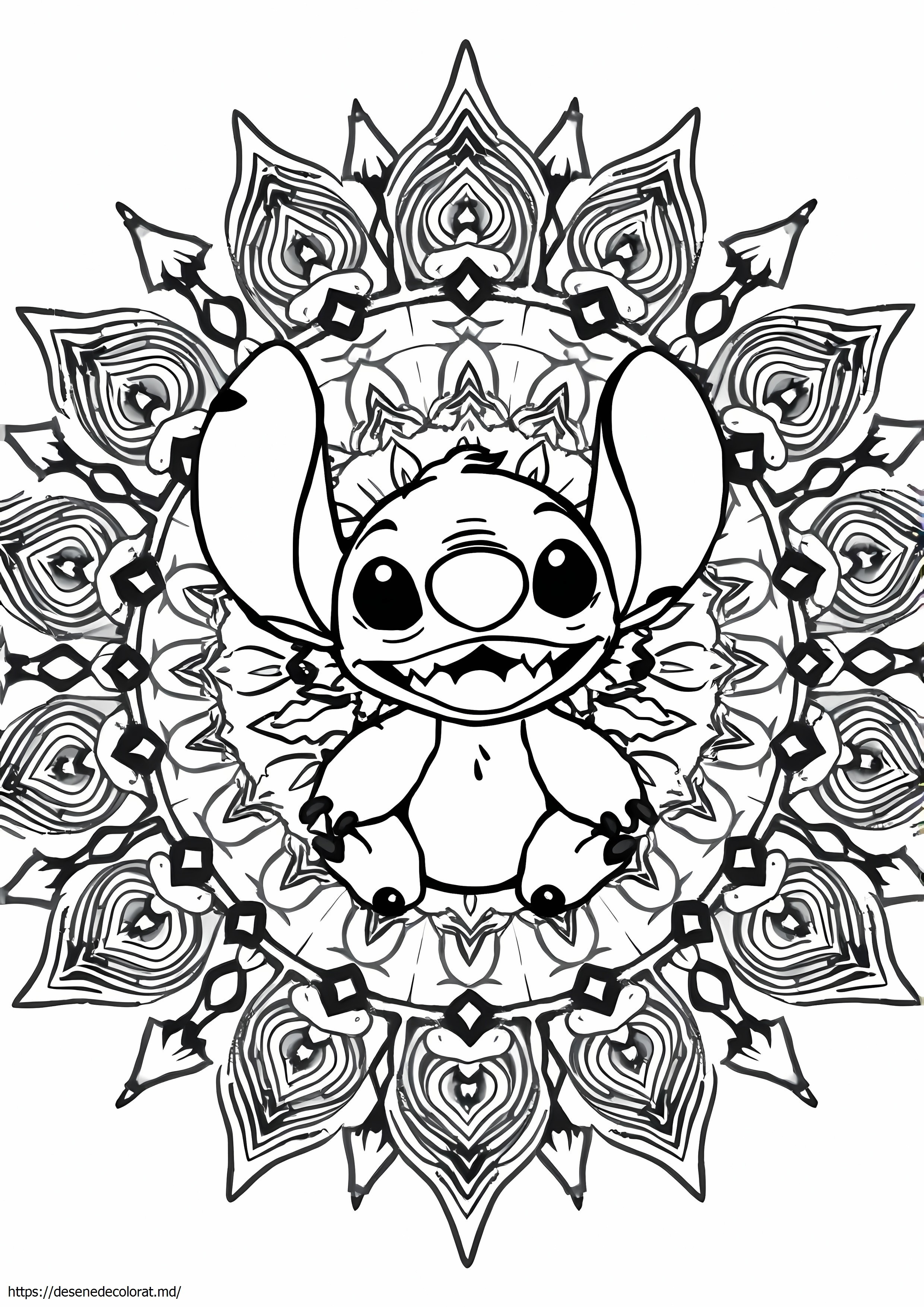 Mandala lilo și stitch