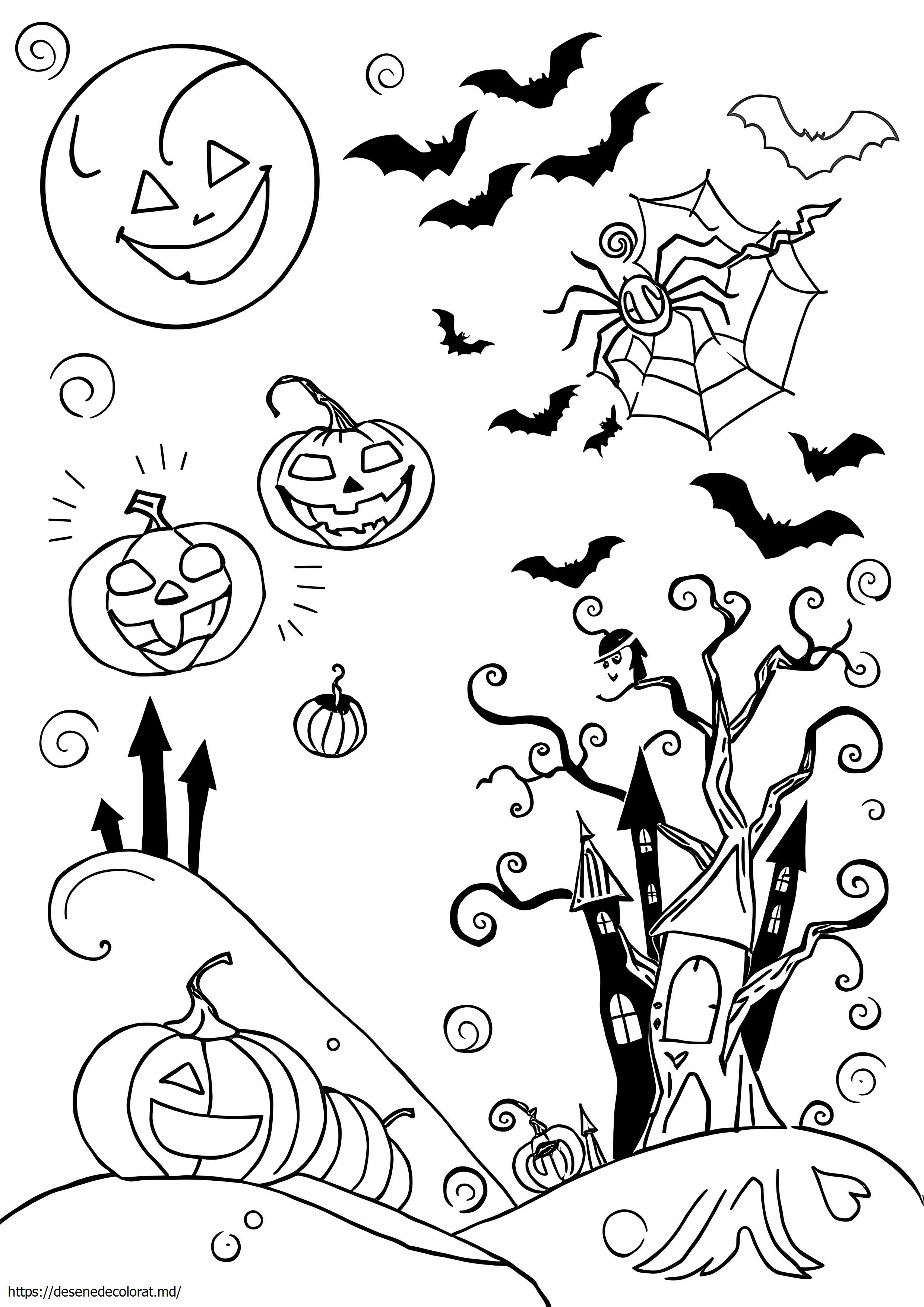 Halloween abstract