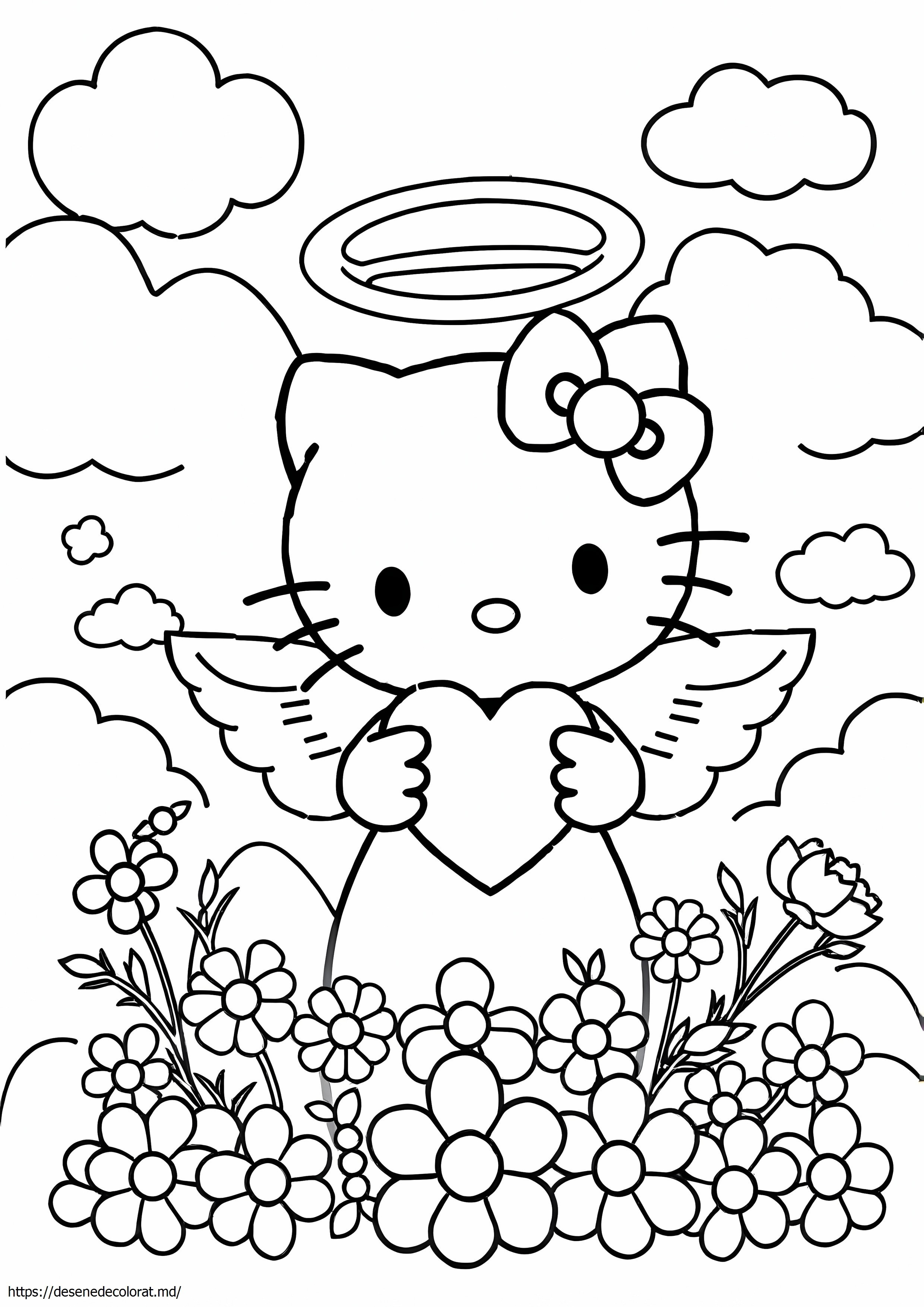 Înger hello kitty