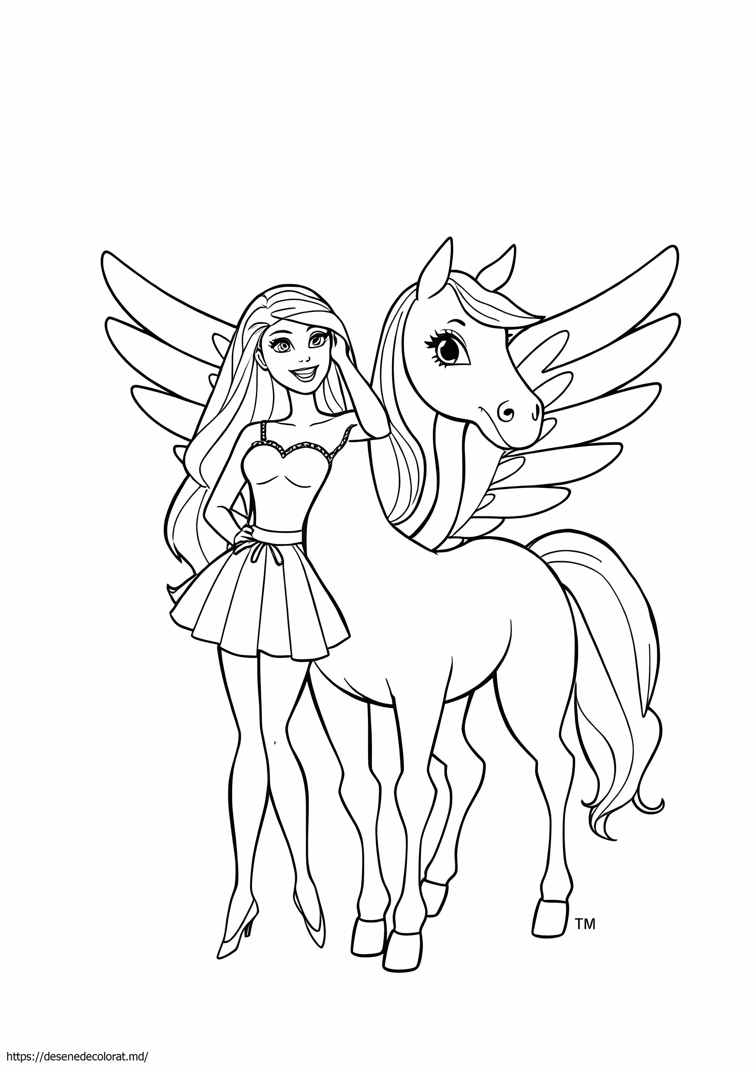 Barbie și pegasus