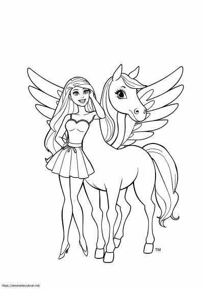 Barbie și pegasus