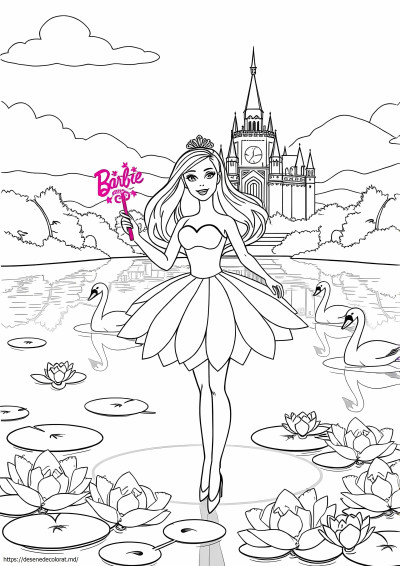 Lacul lebedelor barbie