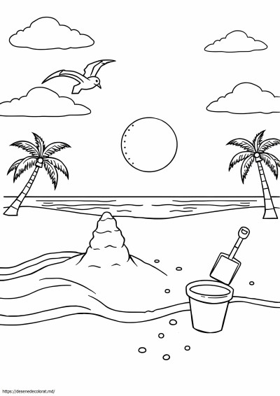 La plajă