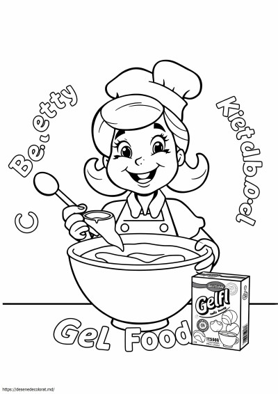 Mâncare cu gel pentru Betty Crocker