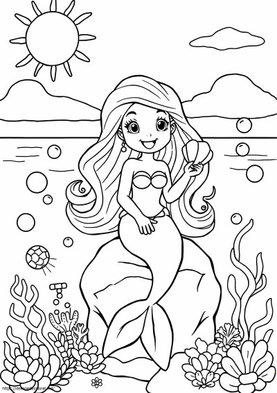 Sirena din desene animate