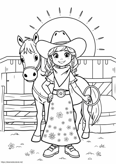 Drăguță cowgirl