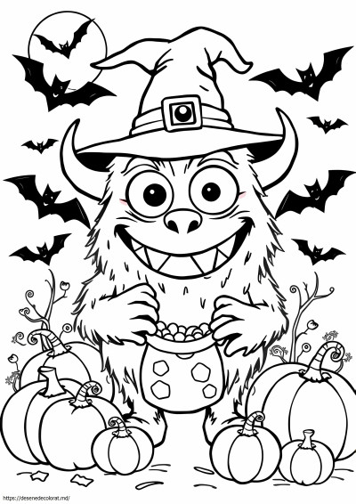 Monstru drăguț de Halloween