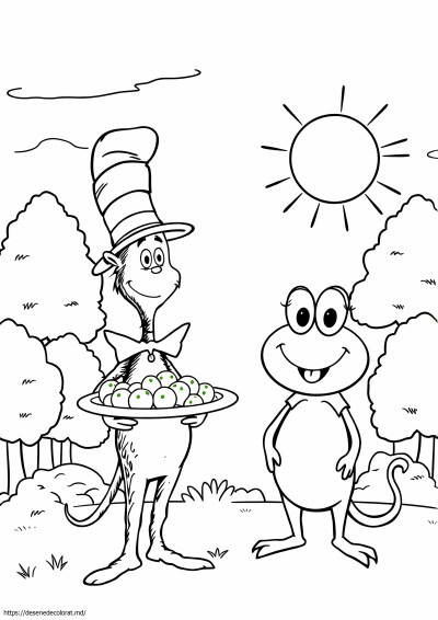 Dr seuss ouă verzi și șuncă