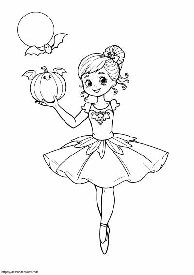 Balerină de Halloween