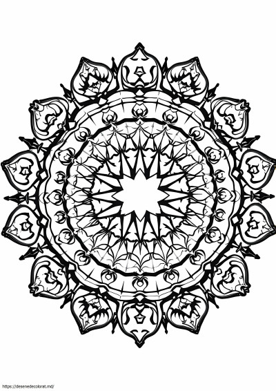 Mandala de Halloween