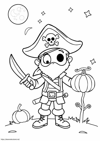 Pirat de Halloween