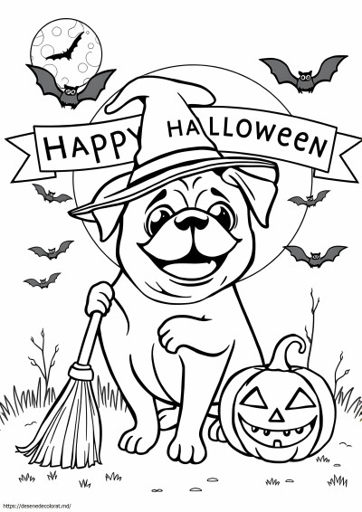 Pug de Halloween