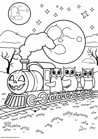 Trenul de Halloween