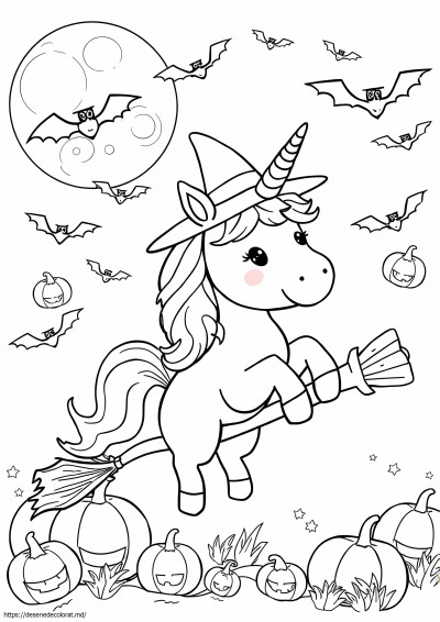 Unicorn de Halloween