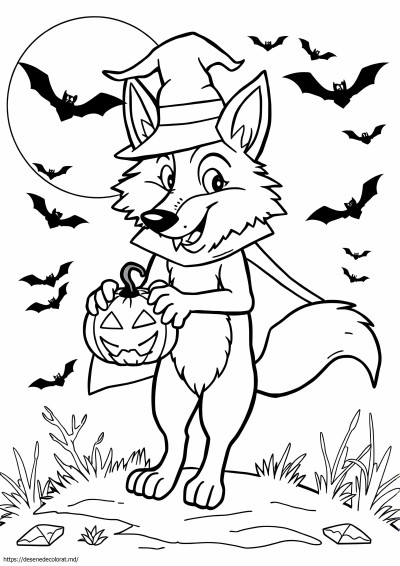 Lup de Halloween