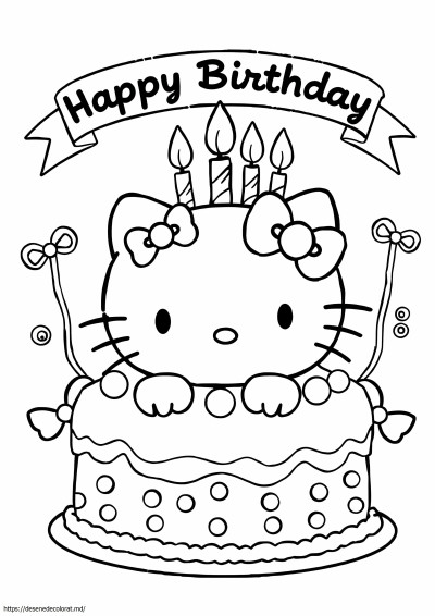 Tort aniversare hello kitty