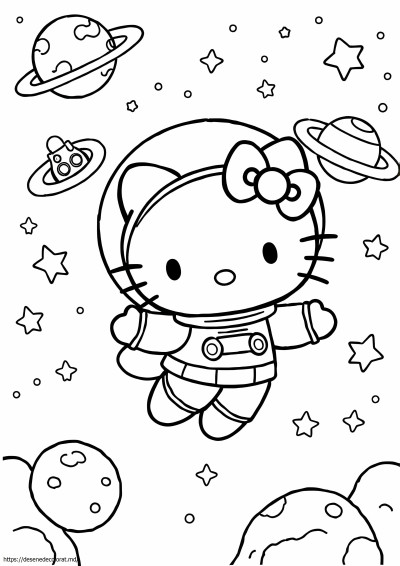 Hello Kitty în spațiu