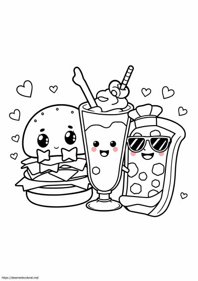 Fast-food kawaii