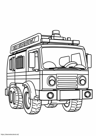 Camion de pompieri lego