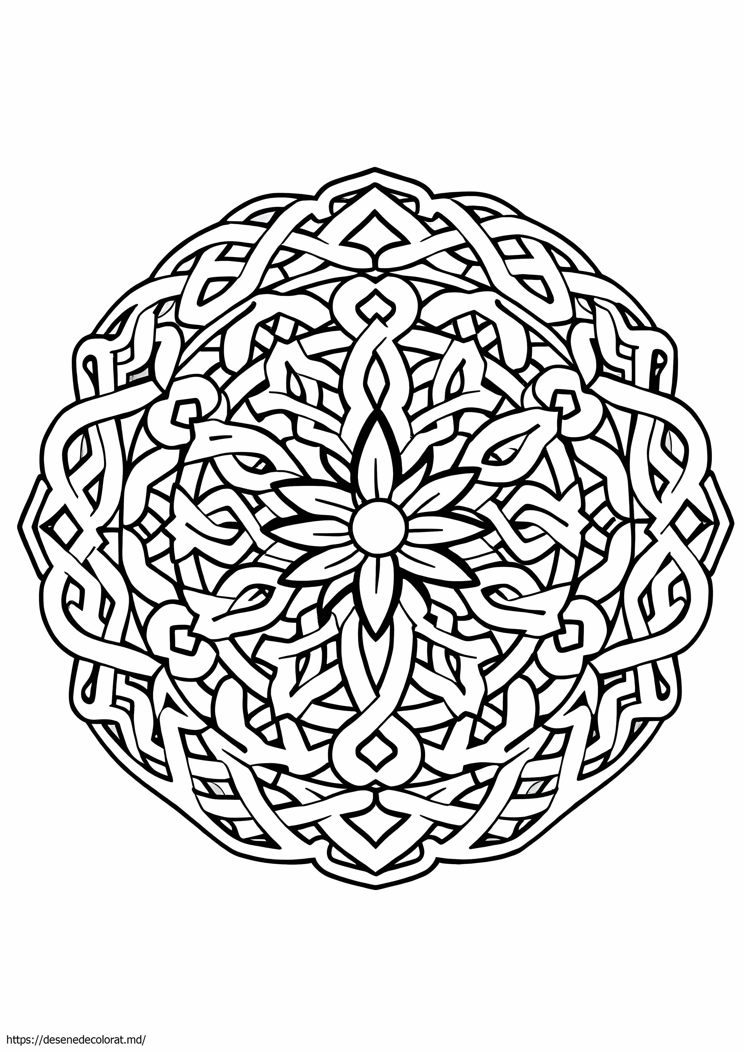 Mandala nod celtic