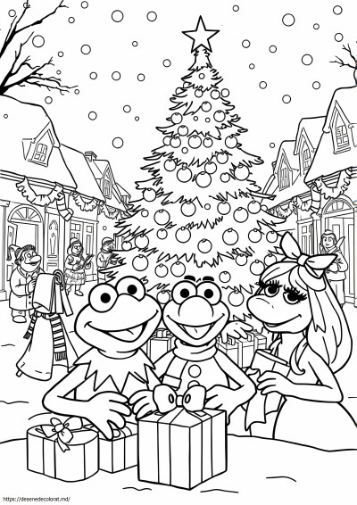 Craciun muppet