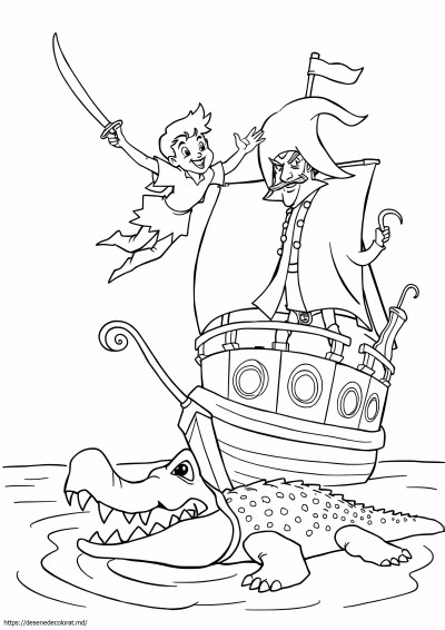 Peter Pan și Captain Hook