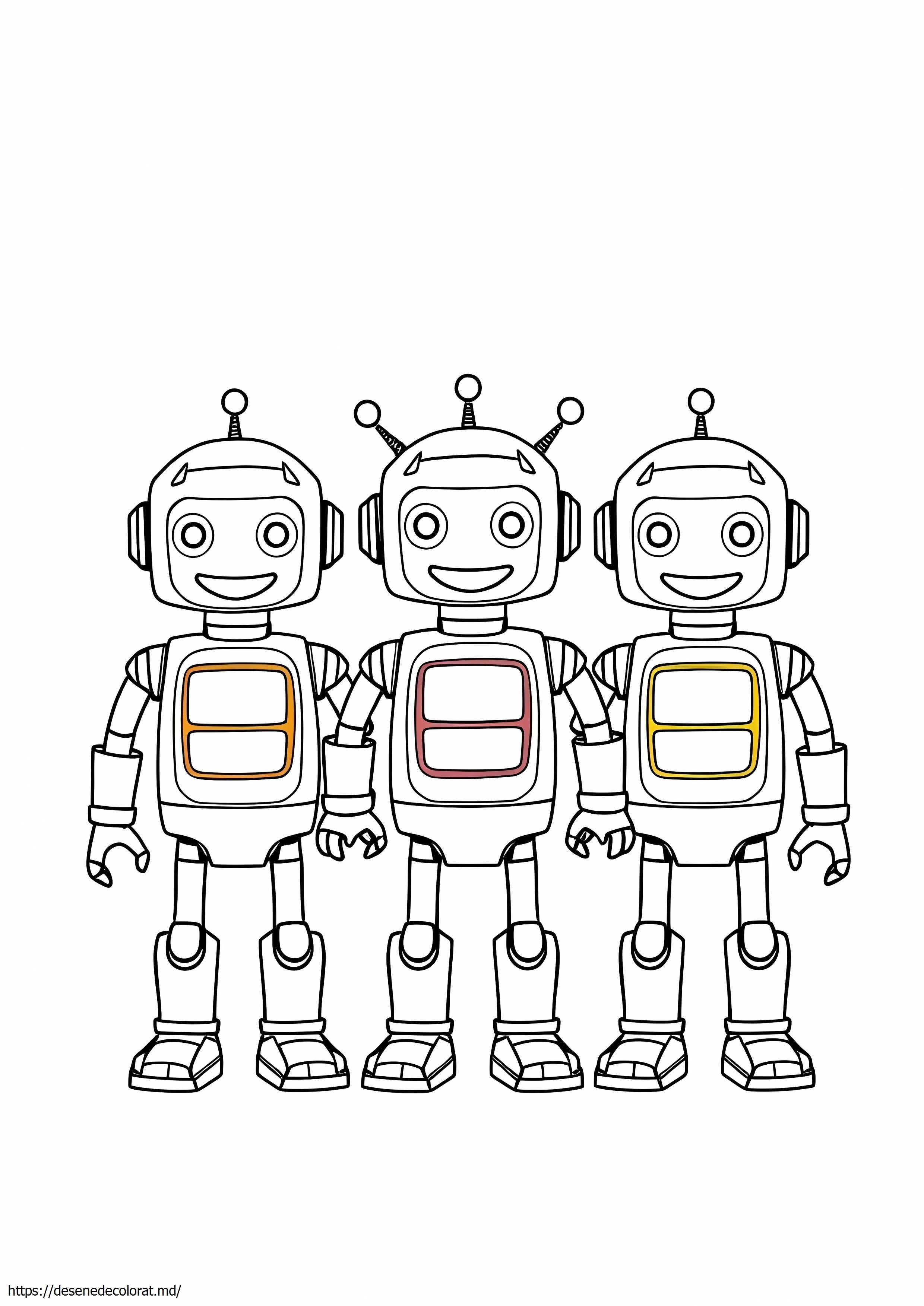 Prieteni roboti curcubeu