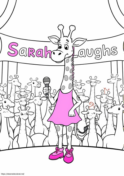 Sarah râde