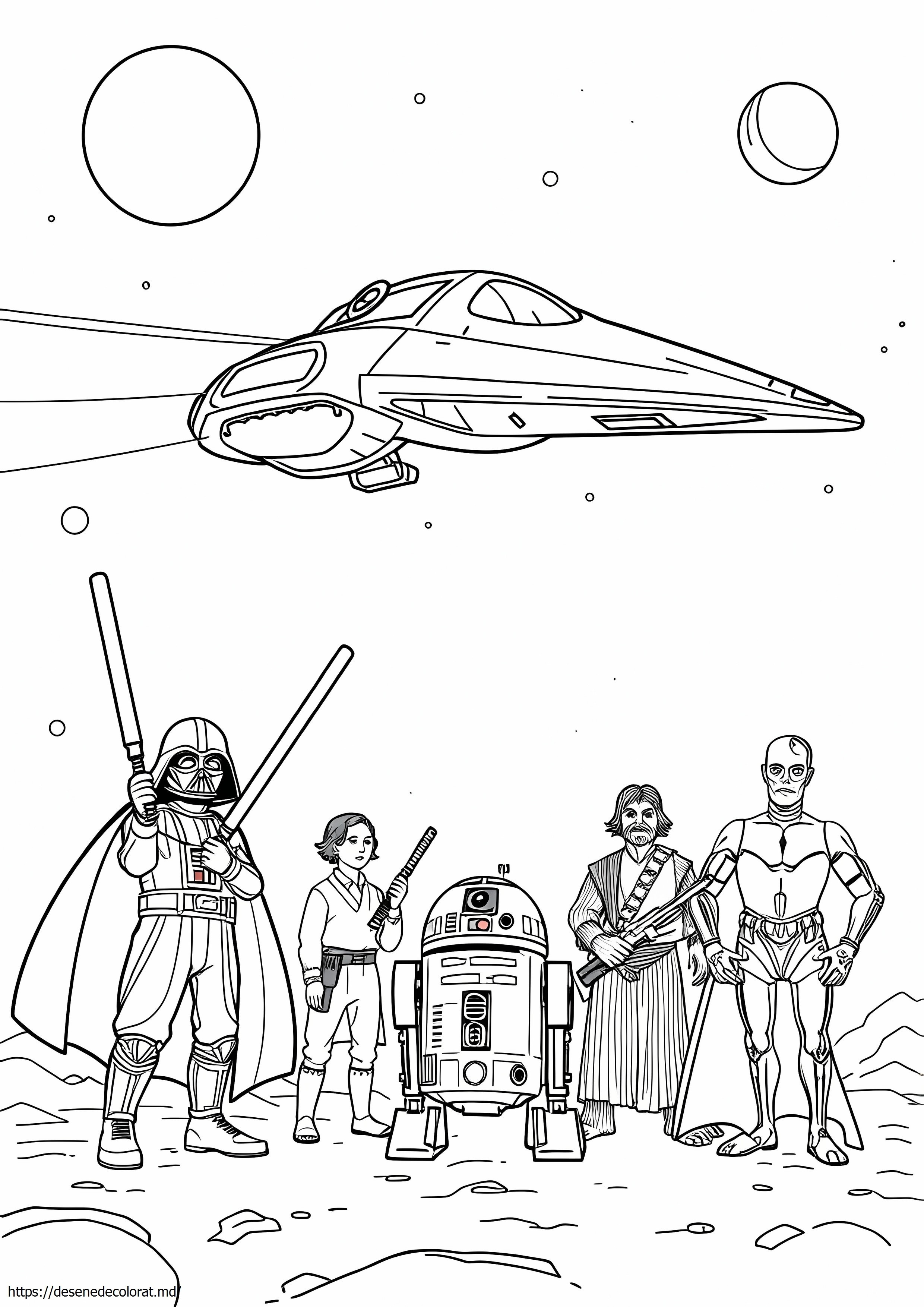 Personaje de desene animate Star Wars
