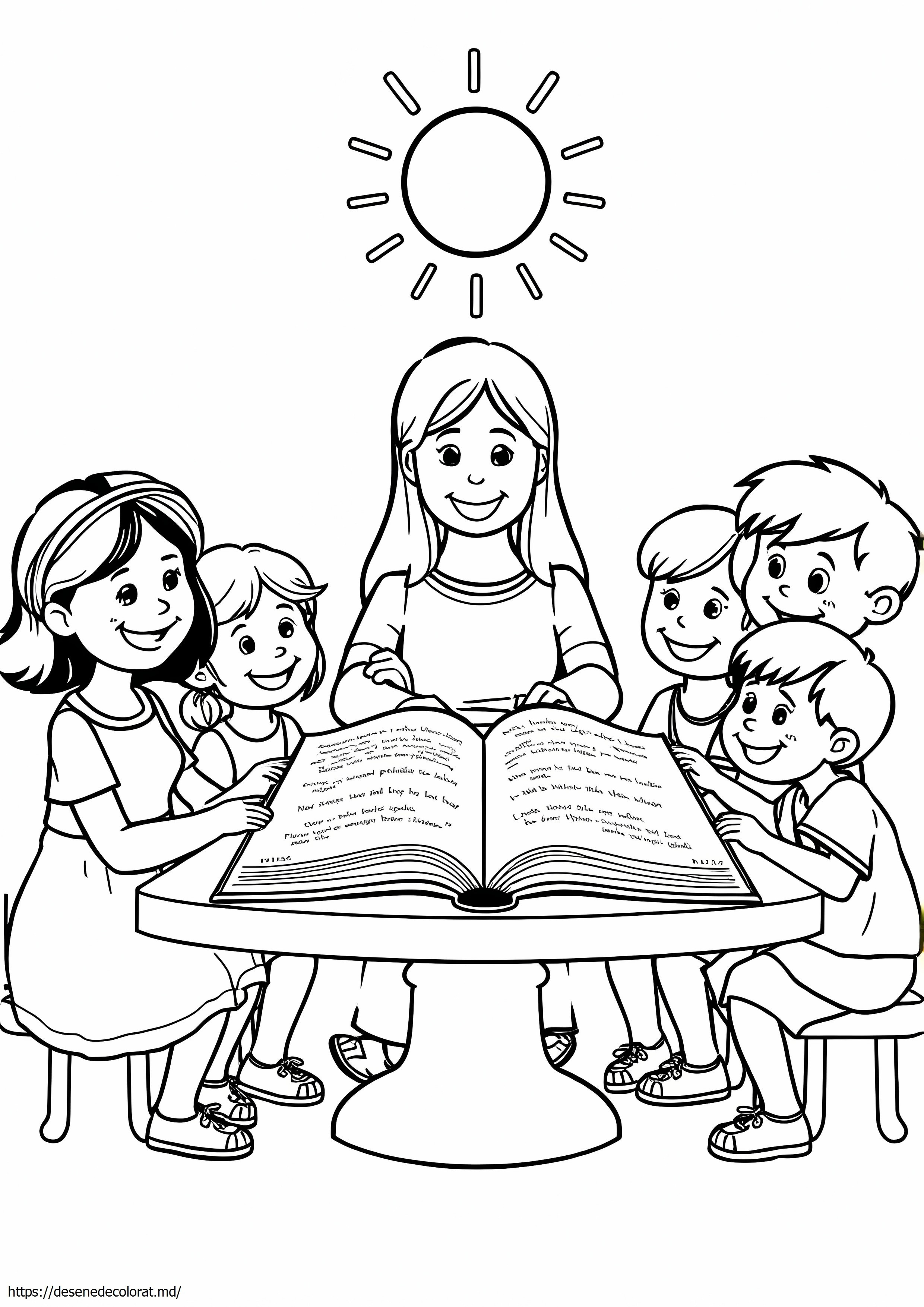 Povestea biblică a școlii de duminică
