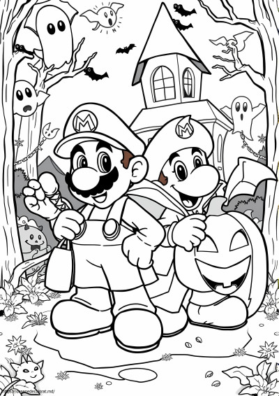 Super mario halloween