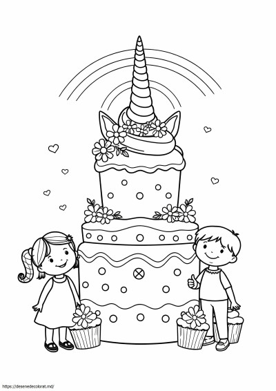 Tort cu unicorn