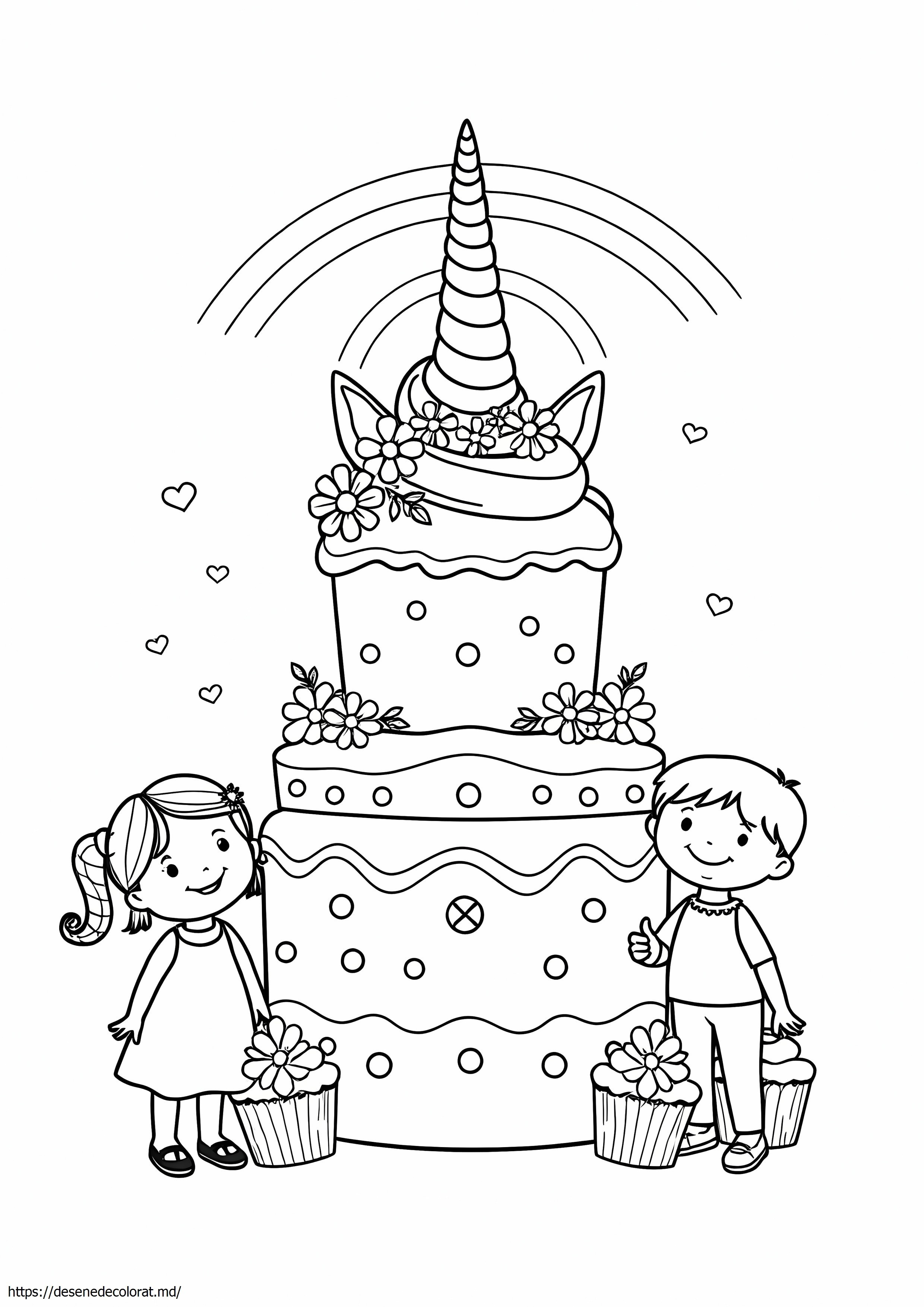 Tort cu unicorn