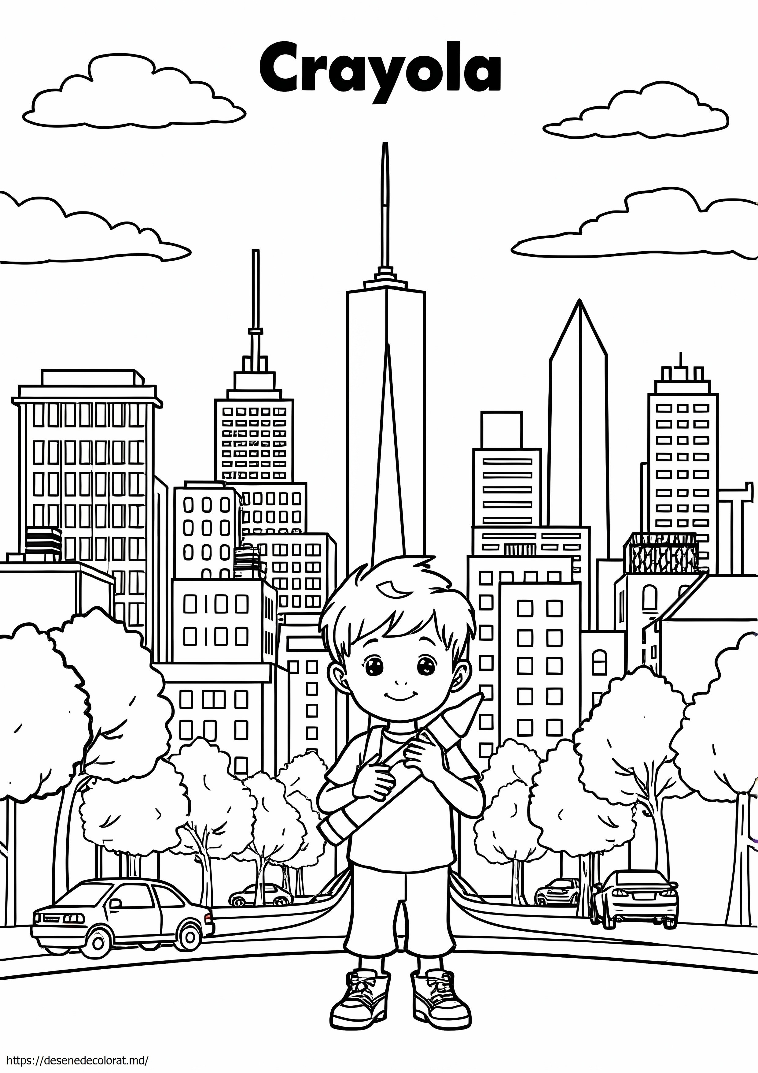Crayola city scapes pagini colorate