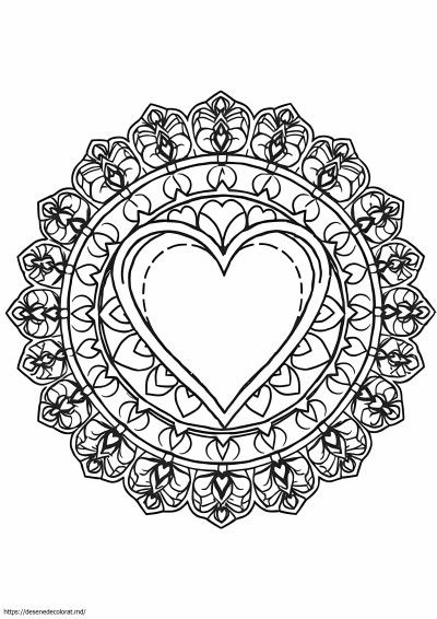 Mandala valentine