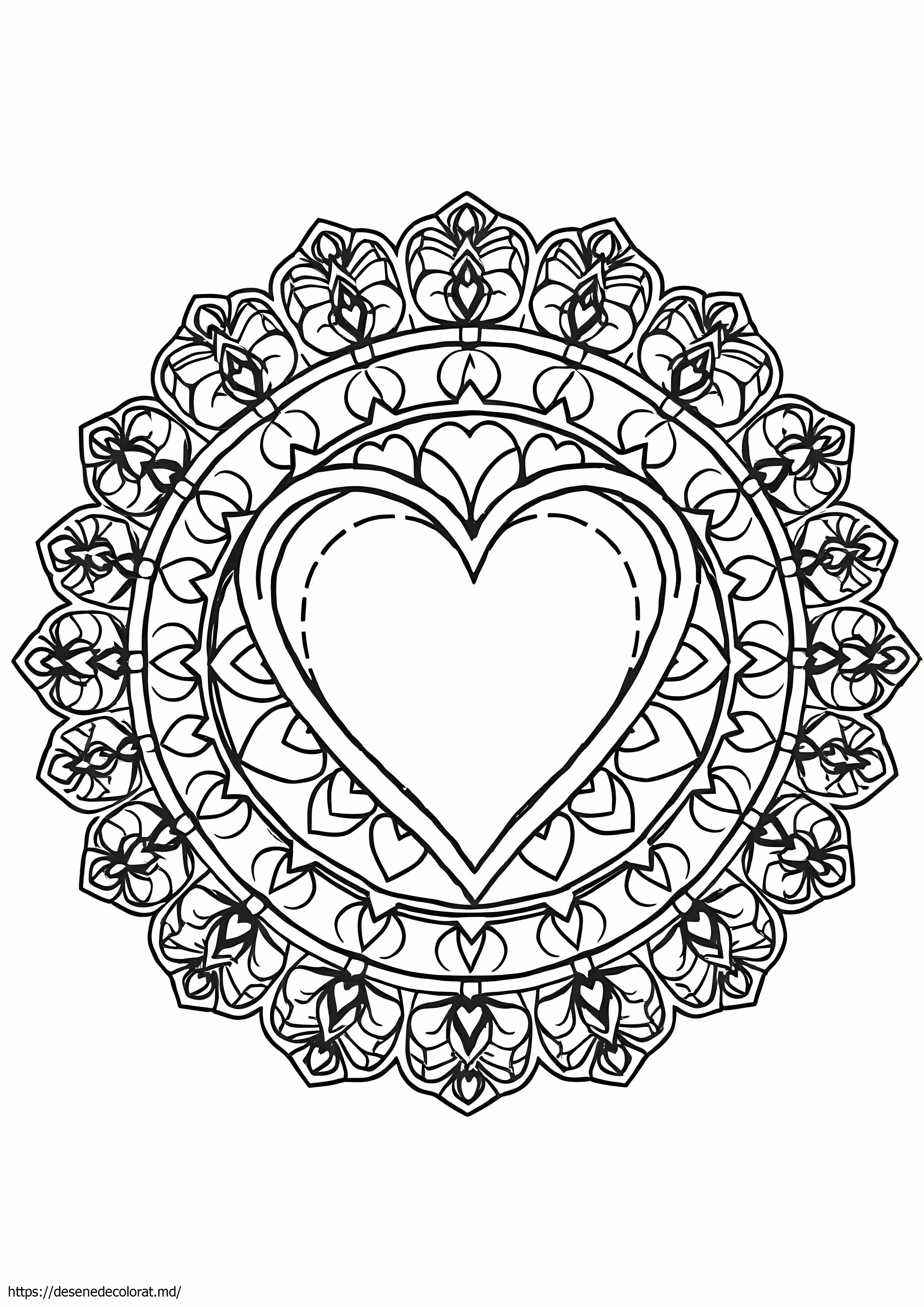 Mandala valentine